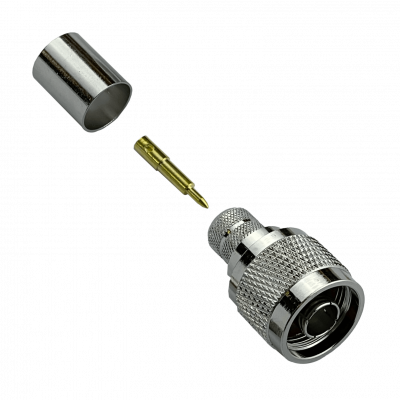 NM4C N-Macho CA400 LMR400 Conector Crimpeable Serie-400