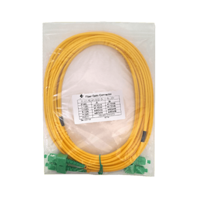 JFSAA5 5mt SC/APC-SC/APC Monomodo SM Dúplex Latiguillo Fibra Óptica 9/125um LSZH