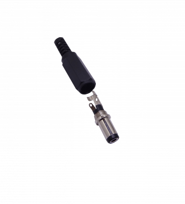PLUG-2555 Conector de alimentación DC de 5,5x2,5mm y 9mm de longitud para soldar modelo K-311W