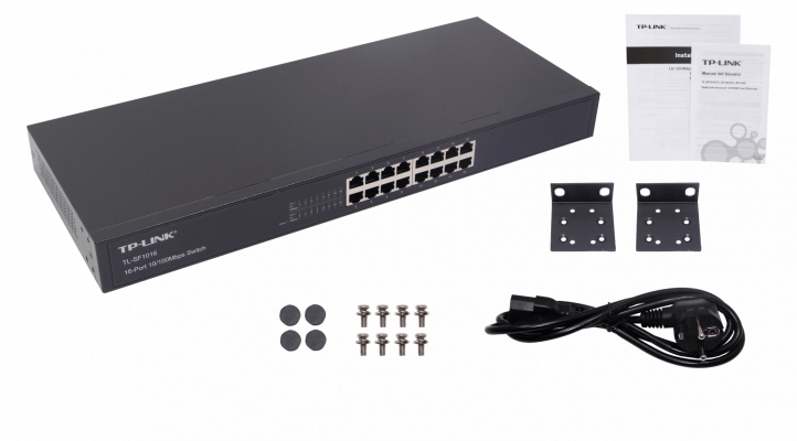 TL-SF1016 TP-LINK 16-100 Conmutador no-Administrable Rack 10/100