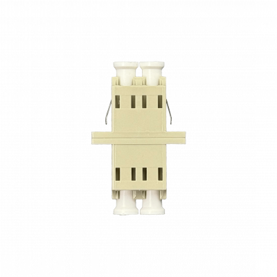 FAMLD LC-LC Beige MM DX-Duplex Acoplador para Fibra Adaptador para Panel Frontal-CL/Caja