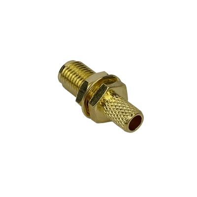 RH2C Conector Crimpable RP-SMA Hembra para Cable LMR195/RG58 de la Serie 195