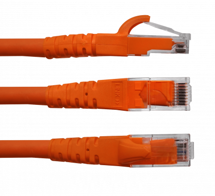 CP6B-50L Cable de parcheo multifilar inyectado LINKMADE de 5 metros, Categoría 6, color naranja y cubierta LSZH