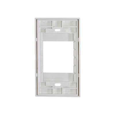 FQ2 2-Módulos Placa de Pared 120x70mm Blanca Marco Multimedia LY-116