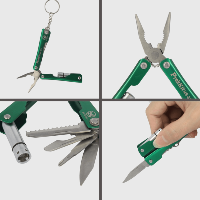 MULTI-H Multiuso de Bolsillo Alicate Serrucho Cortapluma Atornillador MS-325