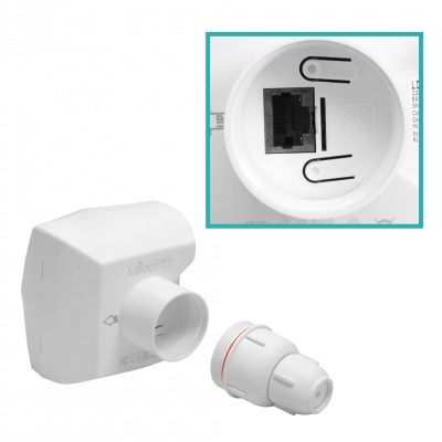 LDF-LTE6-KIT MIKROTIK CAT6 8dBi 300/50Mbps LTE 1 Tarjeta SIM 66º Capa 3 1 Puerto 100 Incluye 24V