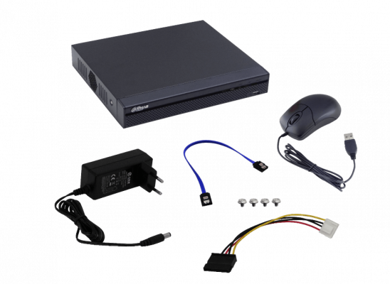 DVR-4 DAHUA 4-Analogo/IP-2MP req-1-SATA LAN-100 HDMI VGA USB RS485 XVR4104