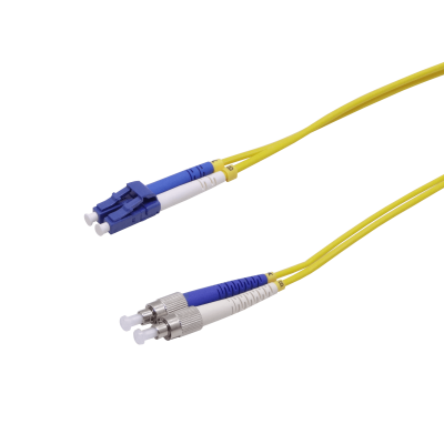 JFSLF10. 10mt LC-FC MonoModo SM Duplex Jumper Cable Fibra 9/125um LSZH