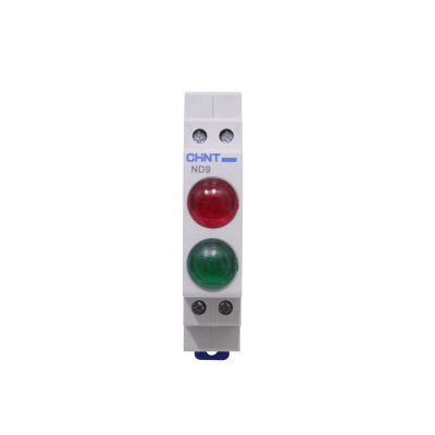 PILOTO-DIN-RV CHINT Verde/Rojo Luz Piloto LED 230VAC 20mA 4-pin para Riel Din