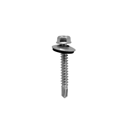 BA12-15 Hexagonal-8mm 50u. 12x1 1/2 Longitud-38mm Cincado Tornillo Autotaladrante 1,5p
