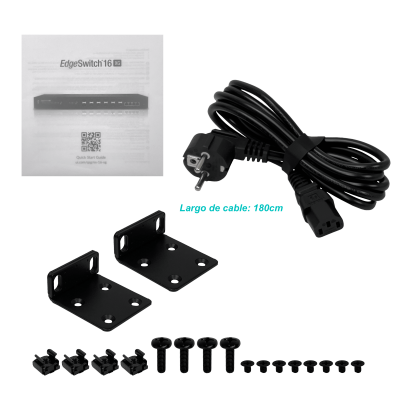 ES-16-XG UBIQUITI 12-SFP+10G 4-10G Console-RJ45-RS232 Switch Rack Admin AC/DC
