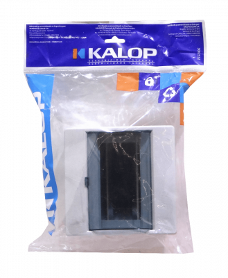 CAJA-DIN5 KALOP Caja Plástica para Riel DIN con Tapa 90/110mm Ancho 46mm Alto KL02476T