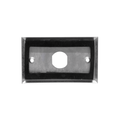 FPM1 TRIMERX 1-Placa Frontal Industrial Metálica requiere/KP6IT 70x114mm