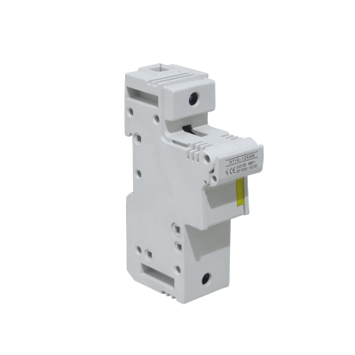 FUSE-B12 1x125A 22x58mm 690V Base p/Fusible Cilindrico en Riel Din RT18-125AM