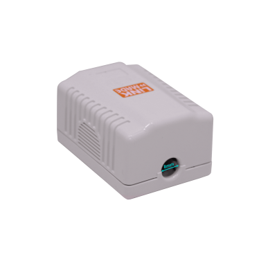 RST-CAT5E Placa embellecedora 1-RJ45 Categoría 5e UTP 66x49x25mm UL-NTW60300