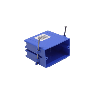 FPCA CARLON Caja plástica azul para chuchero Altura 88mm 96x58mm Placa frontal 70x114