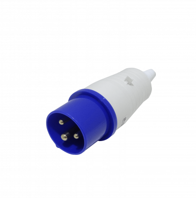 013-6 LEXO Modelo013-6h Conector Macho 16 Amperios IP44 250 Voltios Toma Industrial P17 2 Polos + Tierra