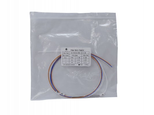DIVI-60 Divisor óptico desbalanceado 1x2 60-40 FBT sin conectores para XPON XGPON G657A1
