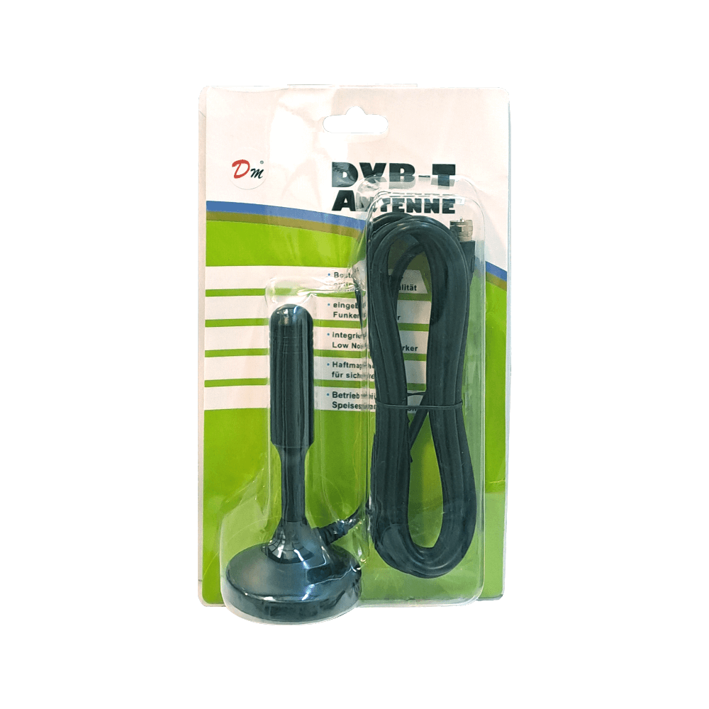 TV-20 Antena Televisiva HD Digital 470-862MHz Base-Imanada F-M-3mt DVB-T