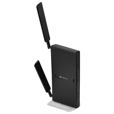 HAP-AC3 MIKROTIK Router inalámbrico de doble banda 2,4/5GHz con 2 antenas RP-SMA de 3/6dBi, puerto USB, AC1200, 5 puertos 10/100/1000 y PoE pasivo de entrada/salida en puerto 1, nivel de licencia 4