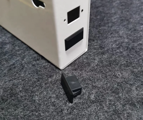 FAFCS SC-SX Obturador Ciego Falso para Panel de Fibra, Compatible con Conectores SC Simplex, LC Dúplex y LC Dúplex