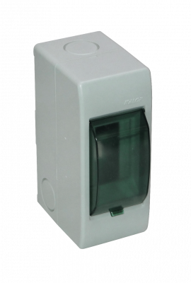 CAJA-DIN2 KALOP Con Cubierta 18mm De Ancho 46mm De Alto Envolvente Plástica Para Interruptores Automáticos Carril Din