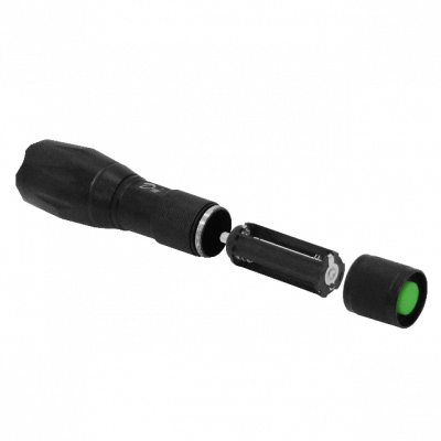 LINTERNA DM-L03 Linterna de 1 LED XML-T6, alimentada por batería de litio 18650, incluye cargador de 4,2V y la pila