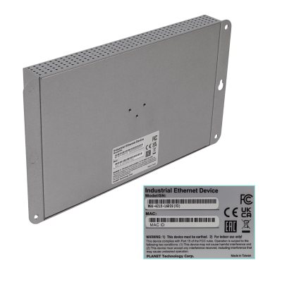 WGS-42 PLANET 16 puertos 10/100/1000 PoE+ 2 ranuras SFP 240W Conmutador Industrial Gestionable para montaje en Riel-DIN 48/54VDC