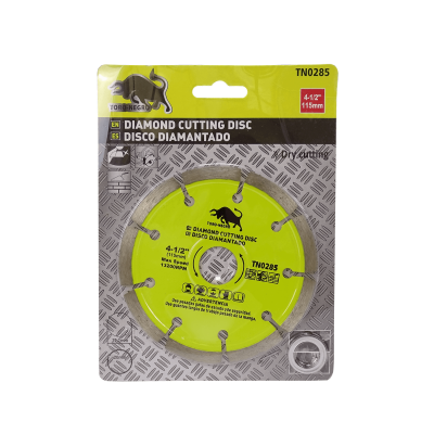 DIA-4 Disco de Corte Segmentado para Hormigón 115mm 4 1/2 Pulgadas