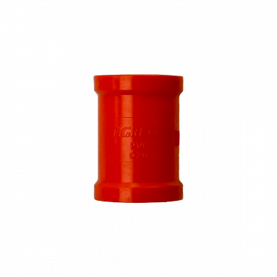 NVC20-CP 20mm Acoplador PVC para Tubería Naranja Certificación SEC