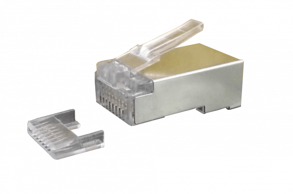 RJ6SM-10U LINKMADE 10 piezas para cable multifilar Cat6 FTP STP Conector RJ45 con blindaje metálico