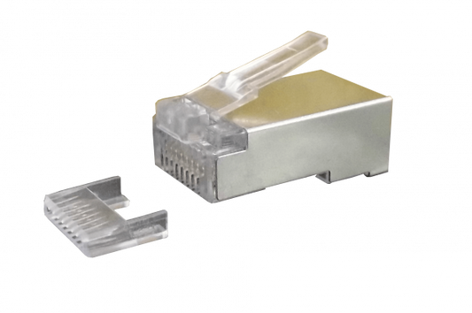 RJ6SM-10U LINKMADE 10 piezas para cable multifilar Cat6 FTP STP Conector RJ45 con blindaje metálico