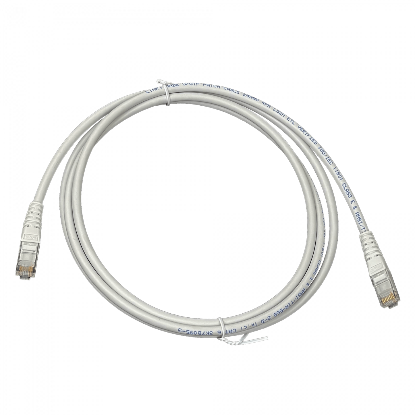 CP6G-20L LINKMADE 2MT CAT6 GRIS LSZH CABLE PATCH INYECTADO MULTIFILAR