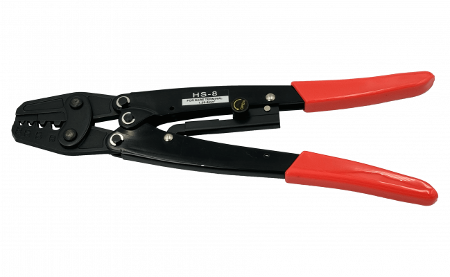 HS-8 Pinza de engaste para terminales tipo ferruler, rango de 1,25 a 8mm²