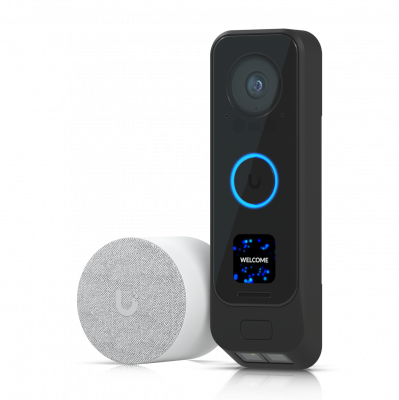 DOORBELLPRO-POE-KIT UBIQUITI Negro Timbre Profesional 10/100 UP-Chime UVC-G4-DOORBELL-Pro-PoE-Kit