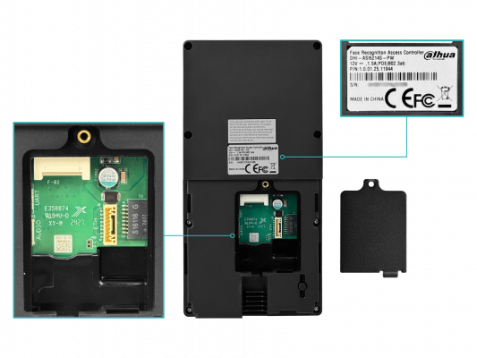 6214. DAHUA Sistema de Control de Acceso por Huella Digital 2MP 1-100 Conexión LAN/IP Wifi 2,4GHz RS485 IP65