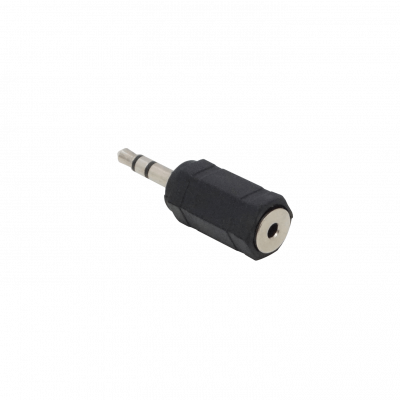 ASM23 Adaptador Convertidor de Audio Estéreo Hembra 2,5mm a Macho 3,5mm Phone 3/32-1/8