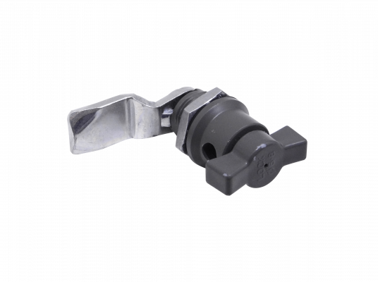 MS772 TIBOX Placa metálica porta candado para tablero eléctrico, compatible con fijación M22 y llave hexagonal de 27 milímetros