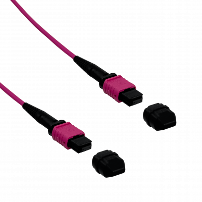 JF4MM5U UI 5mt MPO-MPO 12-Hilos Categoría-B OM4 Multimodo MM Latiguillo Fibra LSZH