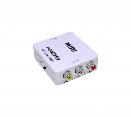 HDMIRCA Convertidor de Video HDMI a 3 RCA Compuesto PAL/NTSC 1080p Alimentación USB 5V