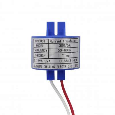 CT5-300 Transformador de corriente toroidal 300A/5A clase 0.5, diámetro interior 23mm, diámetro exterior 50mm, para cable de una vuelta