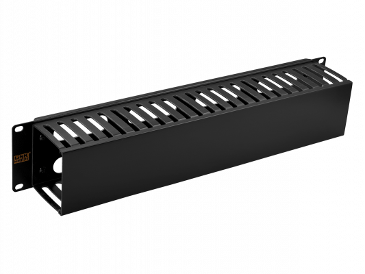 RAD-2PL LINKMADE Bandeja para rack de 19 pulgadas y 2 unidades de altura, fabricada en metal y plástico con 78mm de fondo