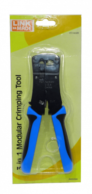 MNN-N468 LINKMADE HERRAMIENTA-ENGRAPADORA RJ45-RJ12-RJ11 ARTICULACIÓN-VERTICAL