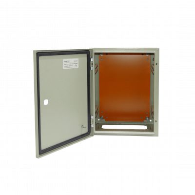 ST3-420 TIBOX 400x300x200mm 1-puerta c/cerradura Gabinete Metálico Tablero IP66 Beige
