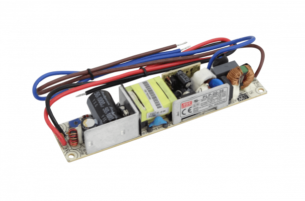 PLP-20-36 MEANWELL 20W 36V 0,55A Open-Frame Fuente-Poder 100-240VAC Ajustable