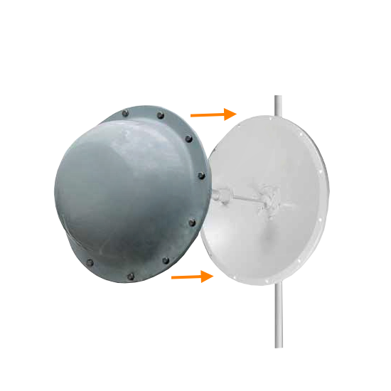 HGR-04 L-COM 400mm Cubierta Protectora para Radomo en Forma de Cúpula