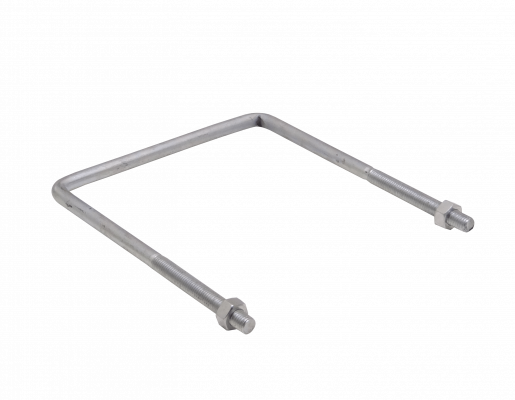 KTL0003 240x260x14x115mm Abrazadera 9/16 BT para Poste Tuercas-22mm