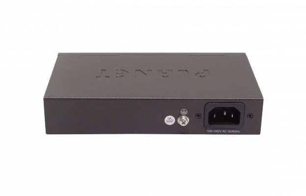 FSD-604HP PLANET Switch no administrable 6 puertos 100Mbps (4 PoE+ af/at) Extensión 250m Presupuesto total 60W No montable en rack