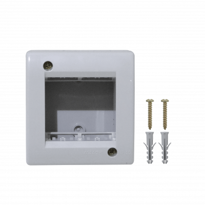 KEP-2 KALOP sinTapa 2-Módulos Caja Gris IP40 2-Puestos Sigma KL42013