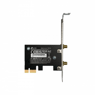 TX72E TP-LINK WiFi6E AXE5400 2,4/5/6GHz PCIExpress PCIe-x1 2-RPSMA Bluetooth-5.3